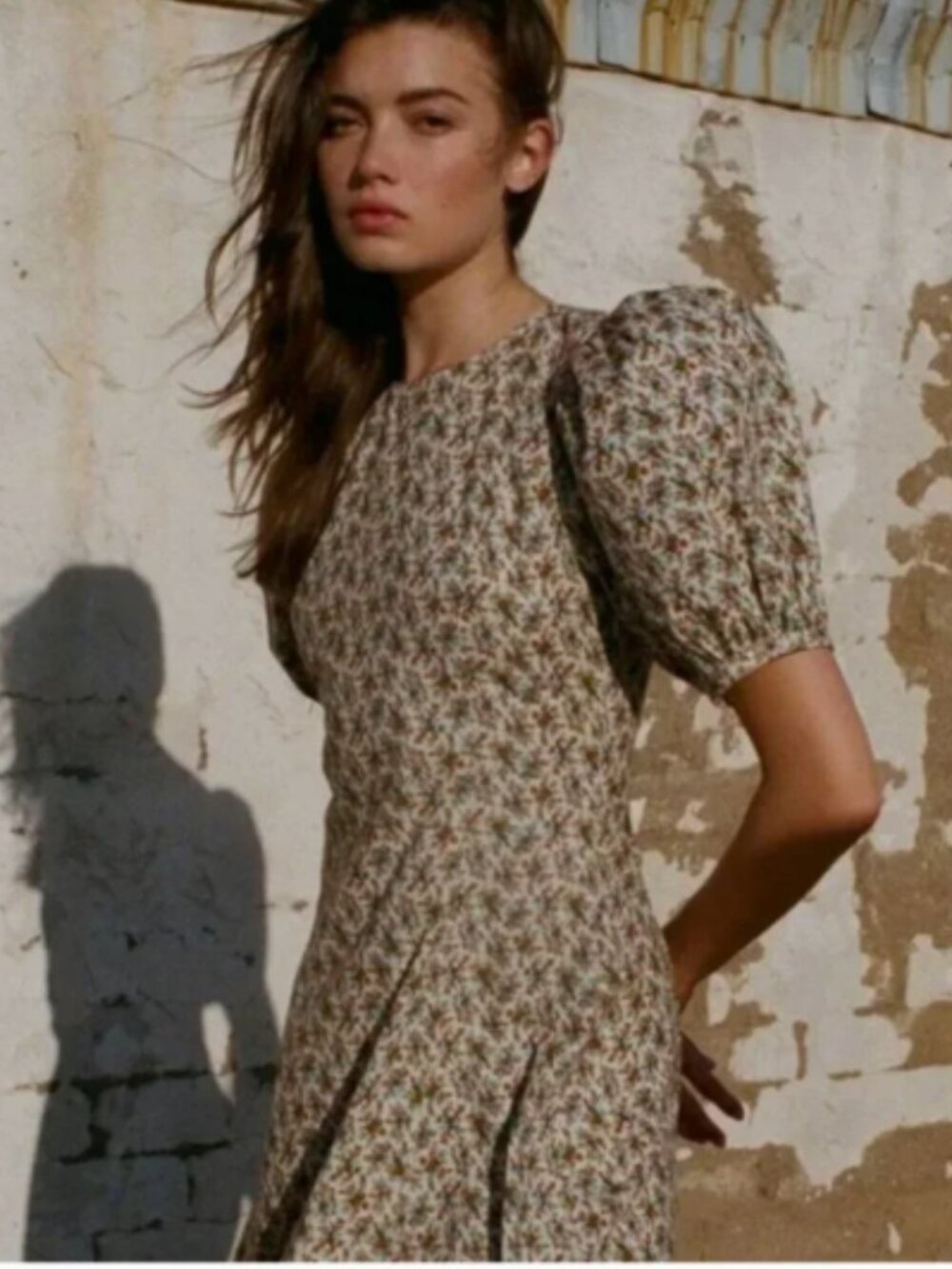 Doen Blair Dress in Creme Fleurs d’Avignon